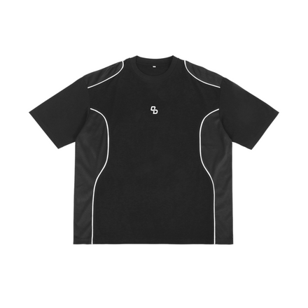 onedynasty© contrast logo panel t-shirt